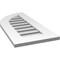 Ekena Millwork Quarter Round Top Left Surface Mount PVC Gable Vent w/ 3-1/2"W x 1"P Standard Frame, 14"W x 30"H GVPQL14X3001SF - alternate 3